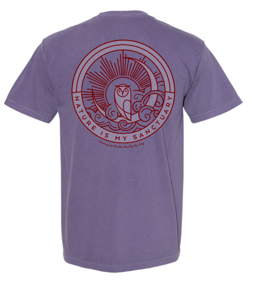 New Color Nature is My Sanctuary T-Shirt - Grape